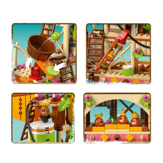 LEGO Disney 43258 Kakamora hajó – építőkészlet 7 éves vagy annál idősebb gyermekek számára lego disney 43258 hajó kakamoras építőkészlet valor vaiana 2