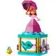 LEGO® Disney Rotating Ariel - gyönyörű építőkészlet forgó állvánnyal, Ariel és Fluttershy figurákkal és tárolóhellyel egy „gyémánt” ruhában
