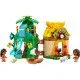 LEGO® Disney Vaiana – Szigetépítő készlet csónakkal, Vaiana, Simey és Pua karakterekkel a kalandjátékokhoz.
