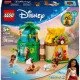 LEGO® Disney Vaiana – Szigetépítő készlet csónakkal, Vaiana, Simey és Pua karakterekkel a kalandjátékokhoz.