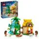 LEGO® Disney Vaiana – Szigetépítő készlet csónakkal, Vaiana, Simey és Pua karakterekkel a kalandjátékokhoz.