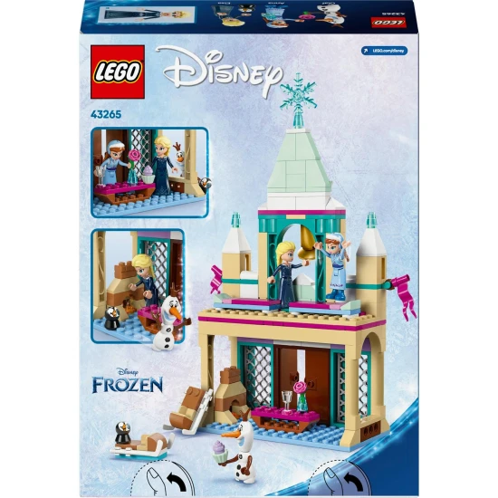 LEGO® Disney Frozen építőkészlet - varázslatos kastély karakterekkel és szánkóval a kreatív gyermekek szórakoztatásához.