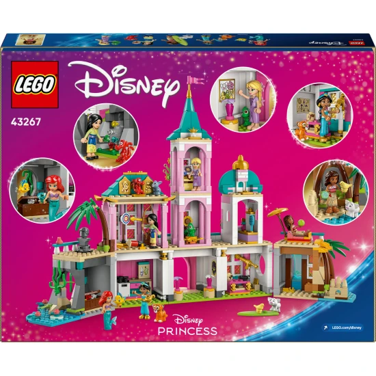 lego disney 43267 hercegnok kastelya hazikedvencek