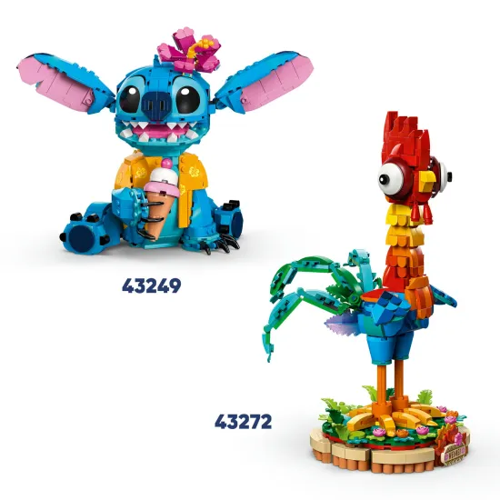 LEGO Disney Lilo és Stitch - Tengerparti ház tele részletekkel és kiegészítőkkel