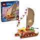 LEGO® Disney Vaiana - Kenu építőkészlet vitorlával és 3 figurával a kreativitáshoz és a tengeri kalandhoz