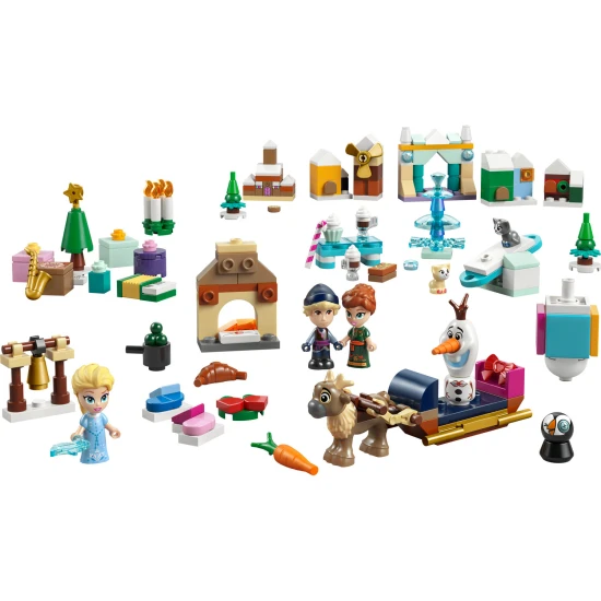 LEGO Disney 43273 Adventi naptár Disney 2025 – játékkészlet 5 éves kortól lego disney 43273 adventi naptar 2025 jegvarazs