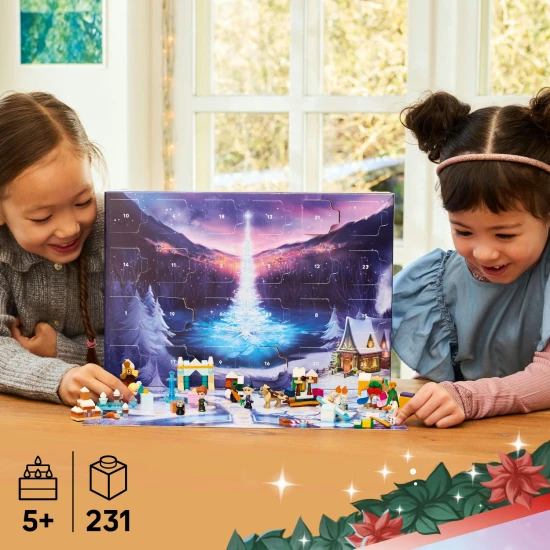 LEGO Disney 43273 Adventi naptár Disney 2025 – játékkészlet 5 éves kortól lego disney 43273 adventi naptar 2025 jegvarazs