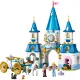 LEGO® Disney Hamupipőke kastélya és hintója – varázslatos építőkészlet karakterekkel és állatokkal a gyermekek kreatív játékához.