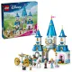 LEGO® Disney Hamupipőke kastélya és hintója – varázslatos építőkészlet karakterekkel és állatokkal a gyermekek kreatív játékához.