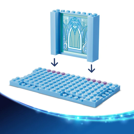 LEGO Disney 43281 Elsa jégpalotája és hószán