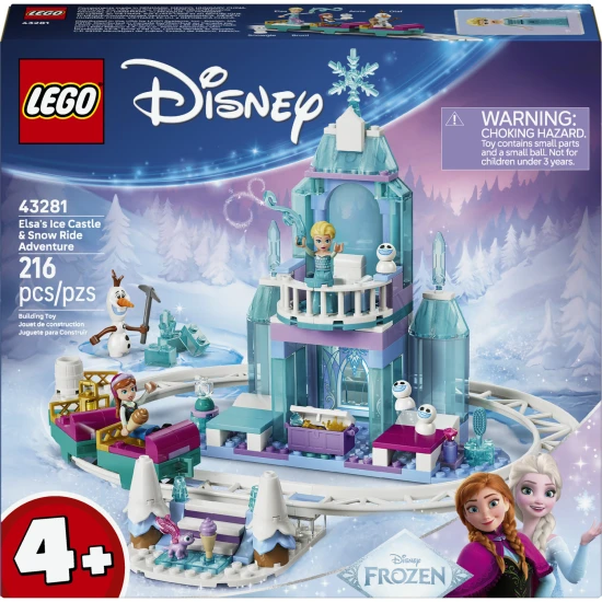 LEGO Disney 43281 Elsa jégpalotája és hószán