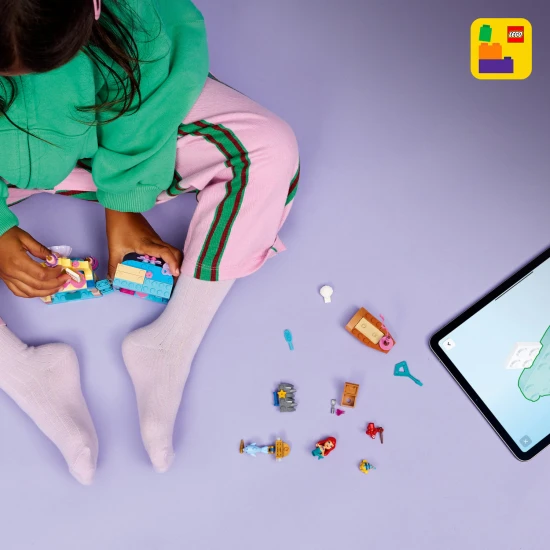 LEGO Disney 43285 Ariel és varázslatos miniatűr palotája