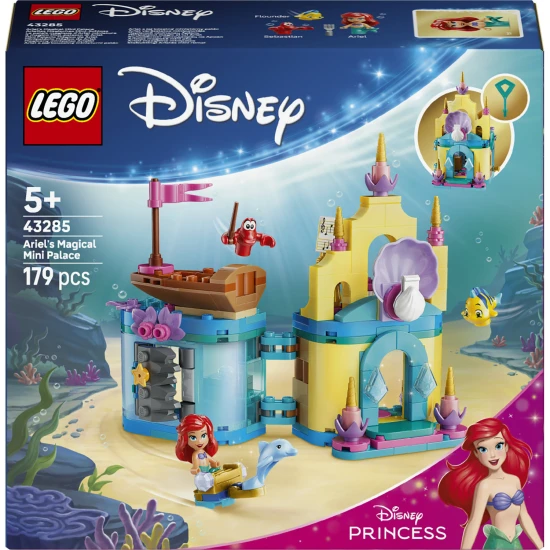 LEGO Disney 43285 Ariel és varázslatos miniatűr palotája