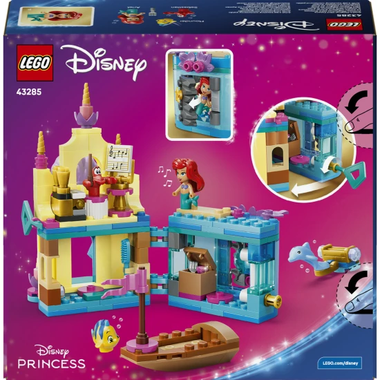 LEGO Disney 43285 Ariel és varázslatos miniatűr palotája