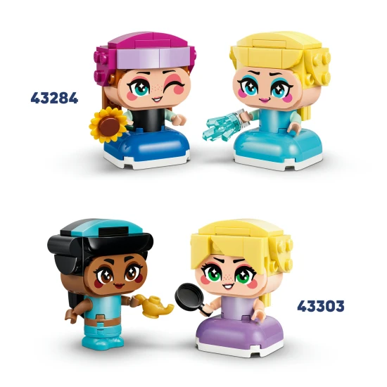LEGO Disney 43291 Mini Belle és Tiana kastéllyal