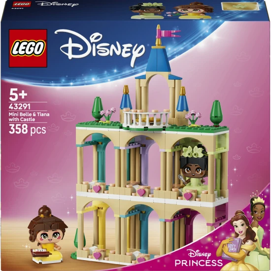 LEGO Disney 43291 Mini Belle és Tiana kastéllyal