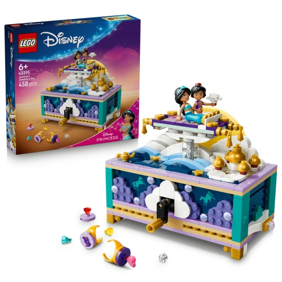LEGO Disney 43295 Jázmin hercegnő ékszerdoboza