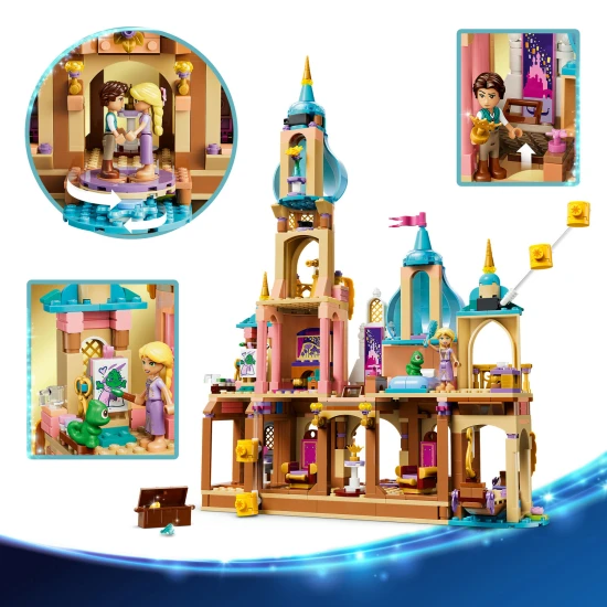 LEGO Disney 43297 Aranyhaj hercegnő kastélya