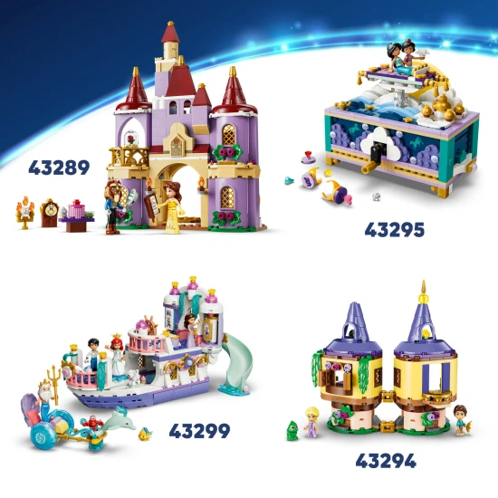 LEGO Disney 43297 Aranyhaj hercegnő kastélya