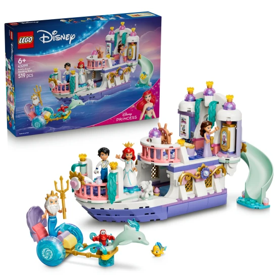 LEGO Disney 43299 Ariel királyi esküvői hajója
