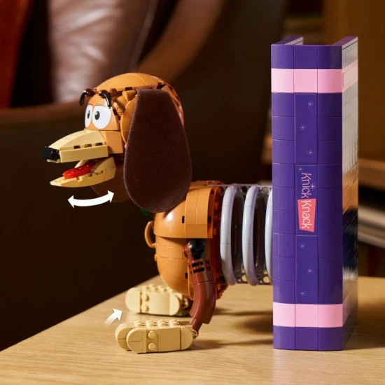 LEGO Disney 43301 Slinky kutya könyvtámaszok a Toy Storyból
