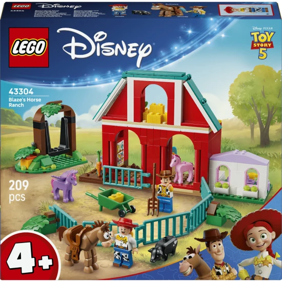LEGO Disney 43304 Blaze lótanyája LEGO Disney 43304 Blaze lótanyája