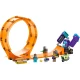 LEGO CITY csimpánz kaszkadőr hurok Fedezze fel az izgalmakat a LEGO CITY kaszkadőrbiciklivel és csimpánzzal
