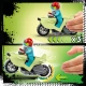 LEGO CITY csimpánz kaszkadőr hurok Fedezze fel az izgalmakat a LEGO CITY kaszkadőrbiciklivel és csimpánzzal