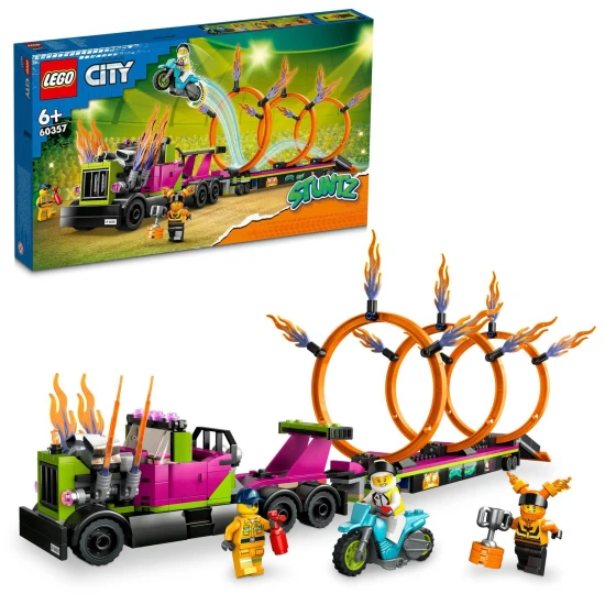 LEGO City Fire Ring traktor – Teljes gázzal akció!