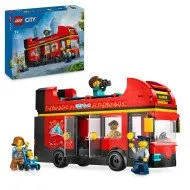 LEGO CITY 60407 piros emeletes városnéző busz