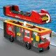 Nagyszerű emeletes LEGO® városnéző busz mindkét emeleten kényelmes ülésekkel, kidolgozott részletekkel és különféle játéktartozékokkal, mint például mikrofon, telefon és kamera.