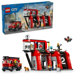 LEGO CITY 60414 Tűzoltószertár tűzoltóautóval LEGO CITY 60414 Tűzoltószertár tűzoltóautóval