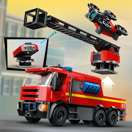 LEGO City Fire Station – akció, drón és mentés egy készletben!