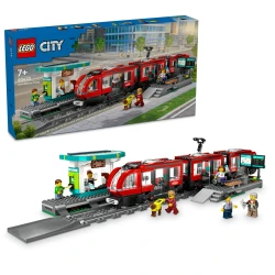 LEGO City Villamos és megáll a városközpontban