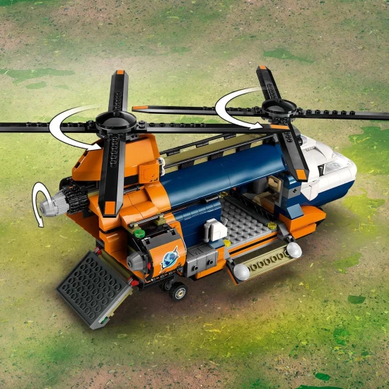 LEGO CITY Jungle Scout helikopter – alaptábori kaland