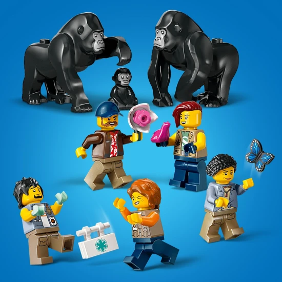 LEGO CITY Jungle Scout helikopter – alaptábori kaland