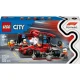 LEGO City 60443 Állj meg az F1®-ben és a Pit Crew-ban Ferrari autóval