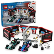 LEGO CITY 60444 F1® Garázs és Mercedes-AMG és Alpine autók