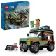 LEGO CITY 4x4 terepjáró hegyi teherautó működő csörlővel és kalandfelszereléssel