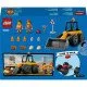 LEGO CITY Sárga építőlapátos rakodógép, nehéz terepen való munkára készen