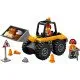 LEGO CITY Sárga építőlapátos rakodógép, nehéz terepen való munkára készen