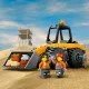 LEGO CITY Sárga építőlapátos rakodógép, nehéz terepen való munkára készen