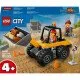 LEGO CITY Sárga építőlapátos rakodógép, nehéz terepen való munkára készen