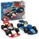 LEGO CITY F1® Williams Racing és Haas F1® versenyautók útra készen