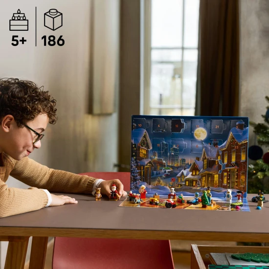 lego city 60475 adventi naptar 2025 gyerekeknek 5 eves kortol