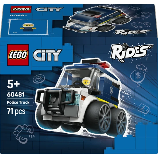 LEGO CITY 60481 Autócska Rendőrautó