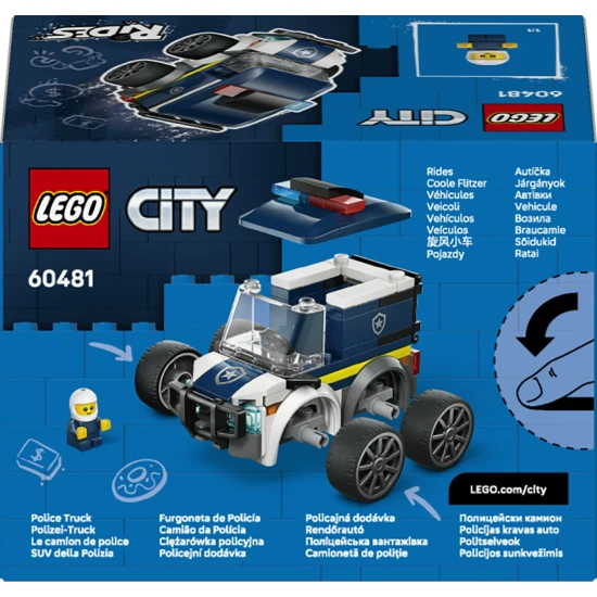 LEGO CITY 60481 Autócska Rendőrautó