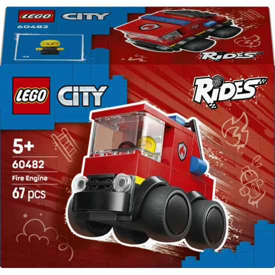 LEGO CITY 60482 Autóka Tűzoltóautó