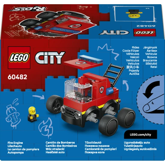 LEGO CITY 60482 Autóka Tűzoltóautó
