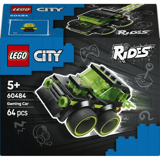 LEGO City 60484 Autók: Játék versenyautó LEGO City 60484 Autók: Játék versenyautó